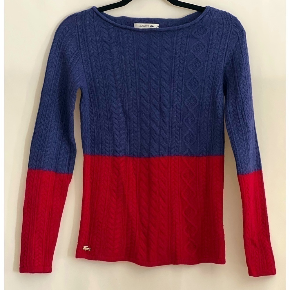 Lacoste wool/cashmere blend sz:EU 32